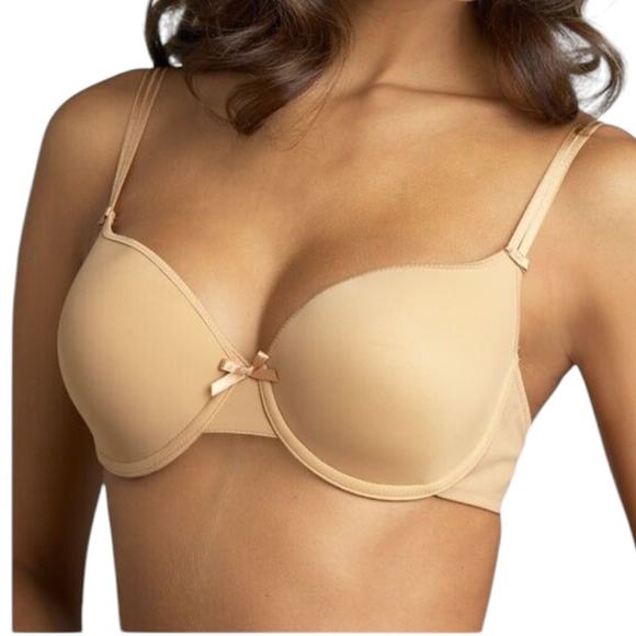 NWT Chantelle 2575 Essentia Underwire T-Shirt Bra Toffee 32DDD - Picture 1 of 9